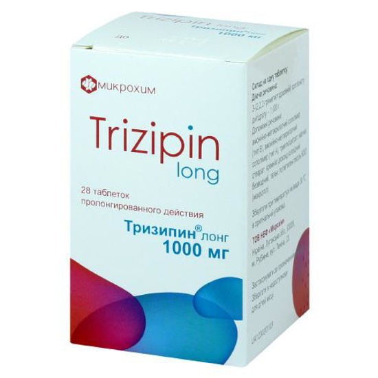 Тризипин лонг таблетки 1000 мг №28